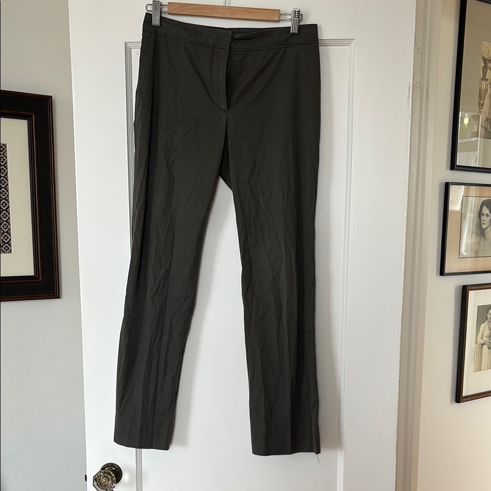 Jil Sander Dark Green Trousers